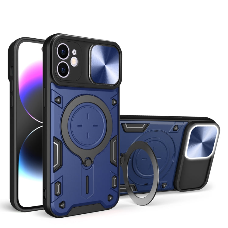 CD Texture Sliding Camshield Magnetic Holder Phone Case, For iPhone 11, For iPhone 11 Pro