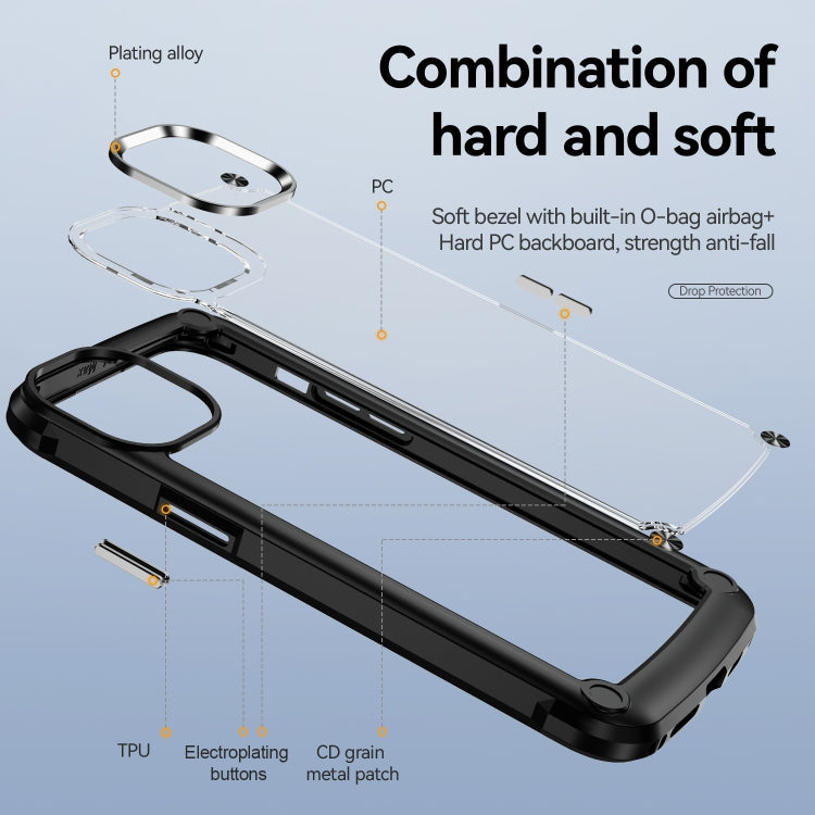 TPU + PC Lens Protection Phone Case, For iPhone 15 Pro Max, For iPhone 15 Pro, For iPhone 15 Plus, For iPhone 15