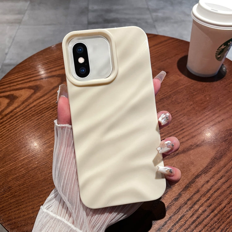 Solid Color Wave Texture TPU Phone Case, For iPhone XR, For iPhone XS Max