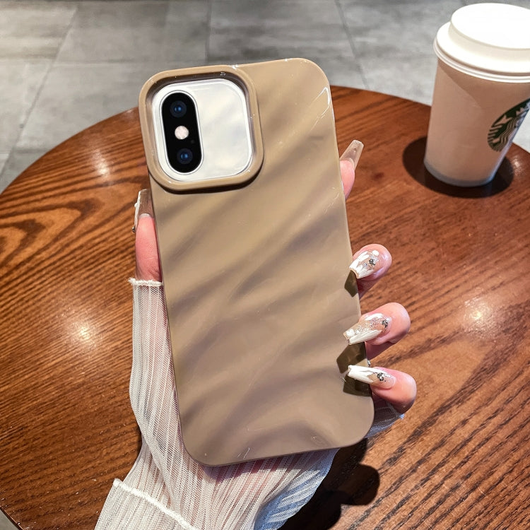 Solid Color Wave Texture TPU Phone Case, For iPhone XR, For iPhone XS Max