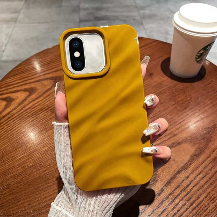 Solid Color Wave Texture TPU Phone Case, For iPhone XR, For iPhone XS Max