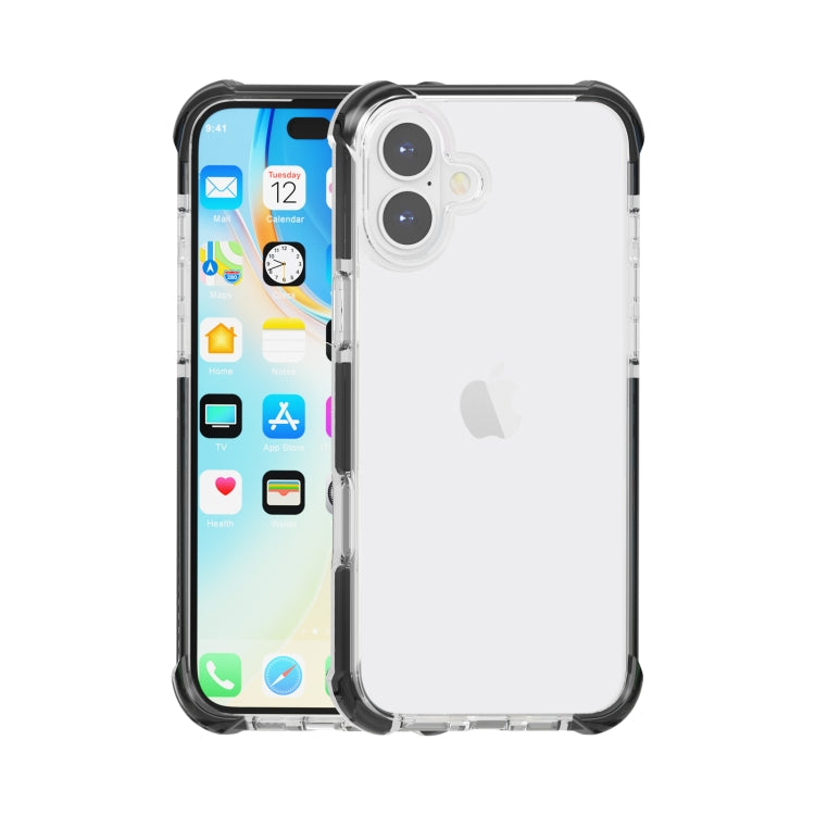 Four-corner Shockproof TPU + Acrylic Phone Case, For iPhone 16 Pro Max, For iPhone 16 Pro, For iPhone 16 Plus