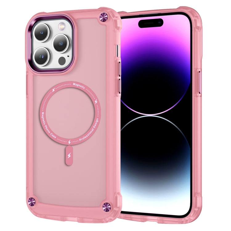 Skin Feel TPU + PC MagSafe Magnetic Phone Case, For iPhone 15, For iPhone 14 Plus, For iPhone 14, For iPhone 14 Pro, For iPhone 14 Pro Max, For iPhone 13 Pro Max, For iPhone 13 Pro, For iPhone 13