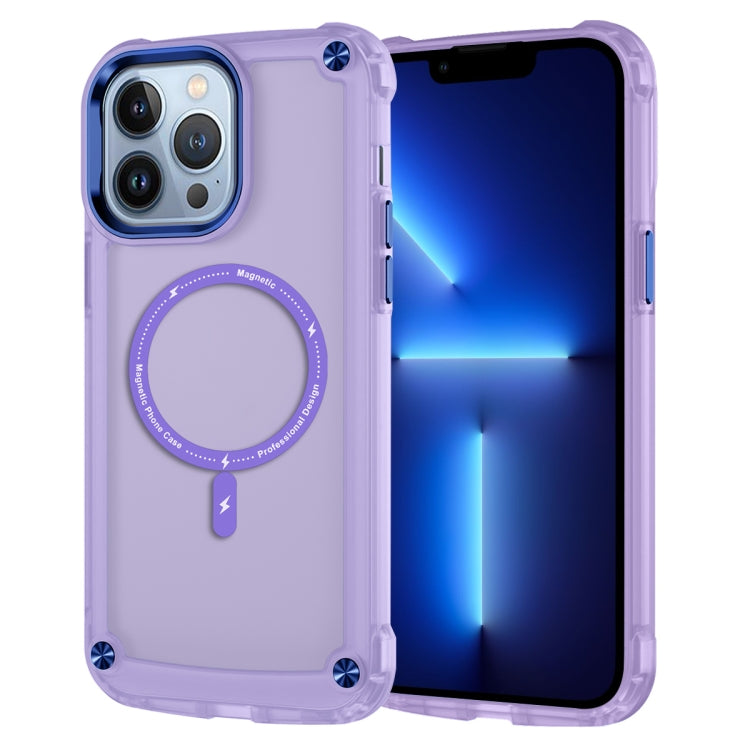 Skin Feel TPU + PC MagSafe Magnetic Phone Case, For iPhone 15, For iPhone 14 Plus, For iPhone 14, For iPhone 14 Pro, For iPhone 14 Pro Max, For iPhone 13 Pro Max, For iPhone 13 Pro, For iPhone 13