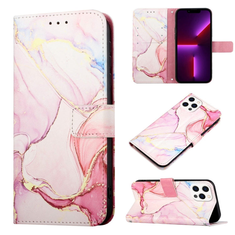 PT003 Marble Pattern Flip Leather Phone Case, For iPhone 15 Pro, For iPhone 15 Plus, For iPhone 15, For iPod Touch 7 / 6 / 5