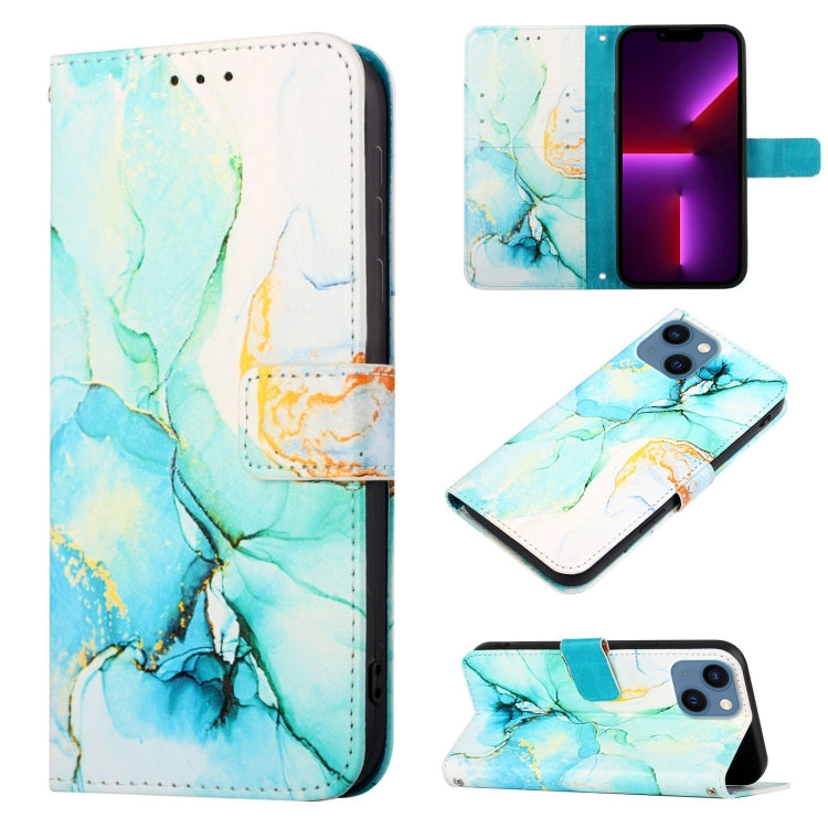 PT003 Marble Pattern Flip Leather Phone Case, For iPhone 15 Pro, For iPhone 15 Plus, For iPhone 15, For iPod Touch 7 / 6 / 5