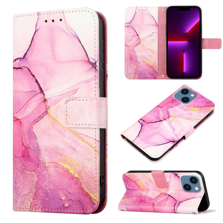 PT003 Marble Pattern Flip Leather Phone Case, For iPhone 15 Pro, For iPhone 15 Plus, For iPhone 15, For iPod Touch 7 / 6 / 5