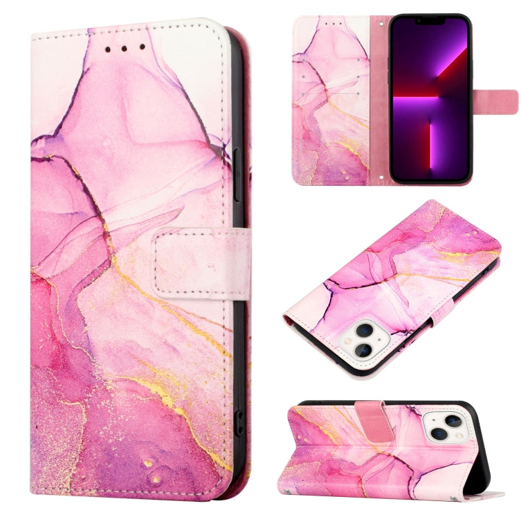 PT003 Marble Pattern Flip Leather Phone Case, For iPhone 15 Pro, For iPhone 15 Plus, For iPhone 15, For iPod Touch 7 / 6 / 5