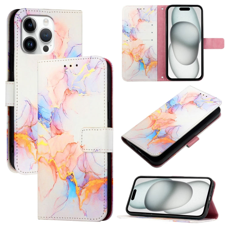 PT003 Marble Pattern Flip Leather Phone Case, For iPhone 16 Pro Max, For iPhone 16 Pro, For iPhone 16 Plus, For iPhone 16, For iPhone 16e, For iPhone 15 Pro Max