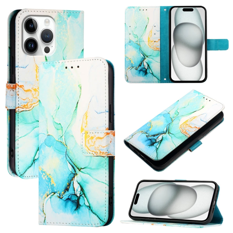 PT003 Marble Pattern Flip Leather Phone Case, For iPhone 16 Pro Max, For iPhone 16 Pro, For iPhone 16 Plus, For iPhone 16, For iPhone 16e, For iPhone 15 Pro Max