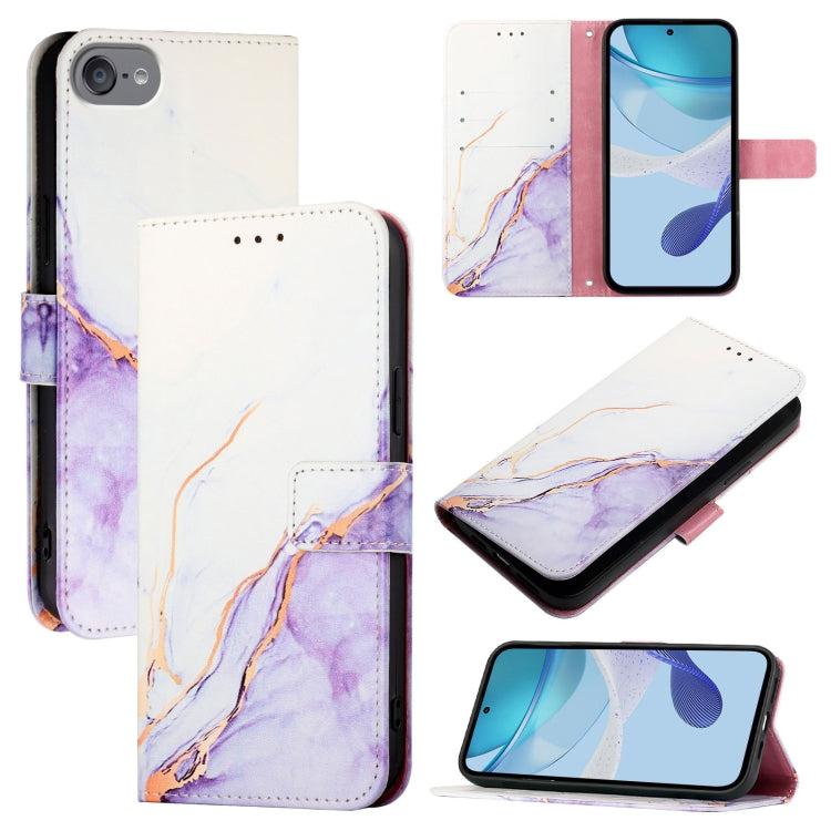 PT003 Marble Pattern Flip Leather Phone Case, For iPhone 15 Pro, For iPhone 15 Plus, For iPhone 15, For iPod Touch 7 / 6 / 5