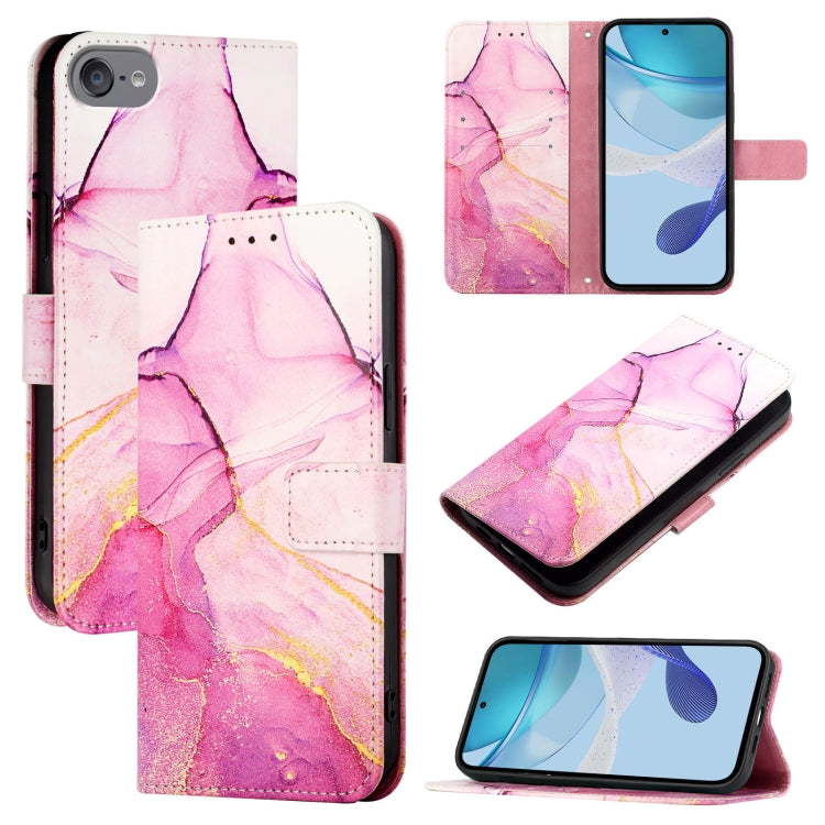 PT003 Marble Pattern Flip Leather Phone Case, For iPhone 15 Pro, For iPhone 15 Plus, For iPhone 15, For iPod Touch 7 / 6 / 5