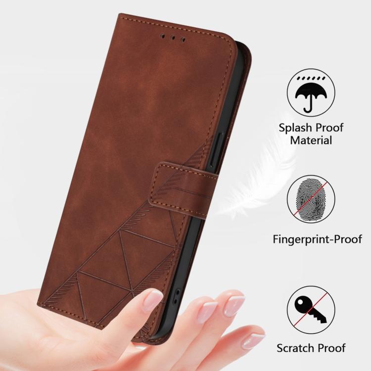 Crossbody 3D Embossed Flip Leather Phone Case, For iPhone 16e, For iPhone 16 Pro Max, For iPhone 16 Pro, For iPhone 16 Plus, For iPhone 16