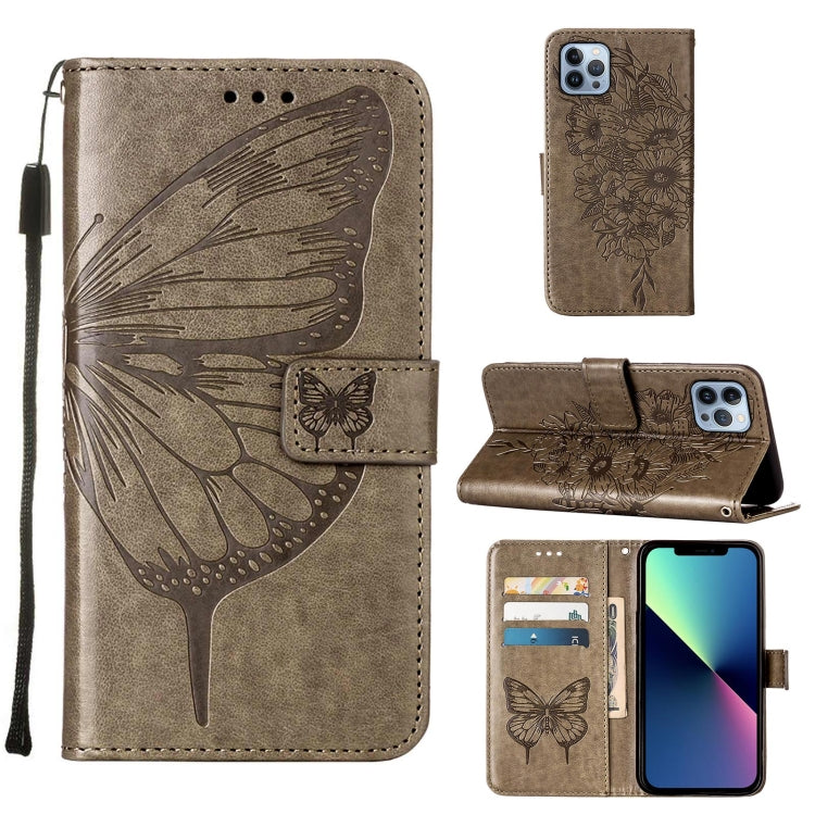 Embossed Butterfly Leather Phone Case, iPhone 16e, For iPhone 15 Pro Max, For iPhone 15 Pro, For iPhone 15 Plus