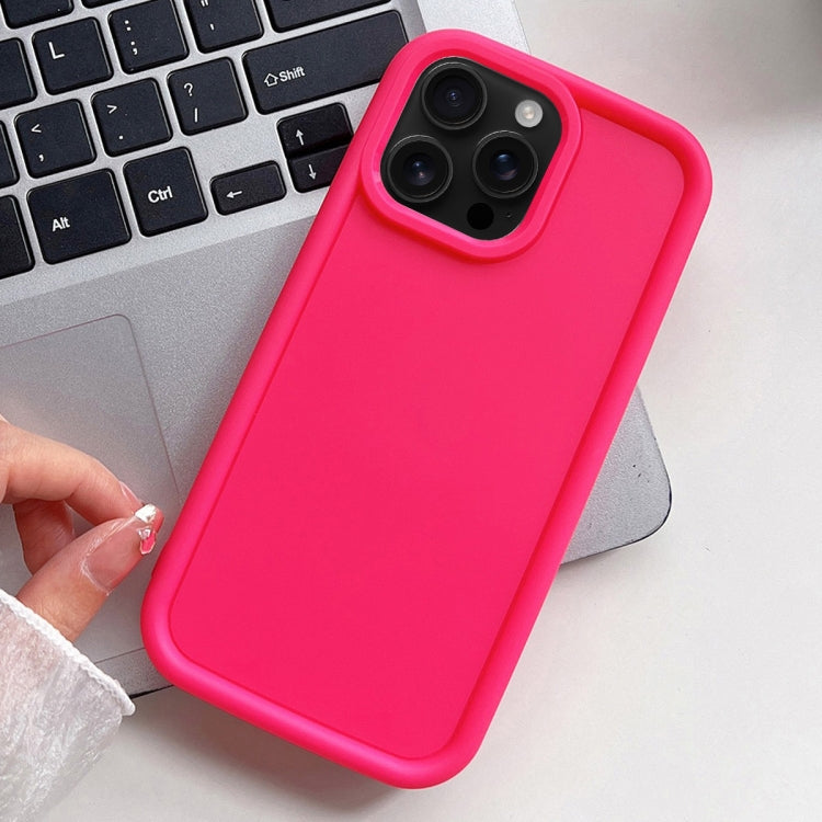 Shockproof Frame Frosted TPU Phone Case, For iPhone 16 Pro Max, For iPhone 16 Pro, For iPhone 16 Plus, For iPhone 16, For iPhone 15 Pro Max, For iPhone 15 Pro