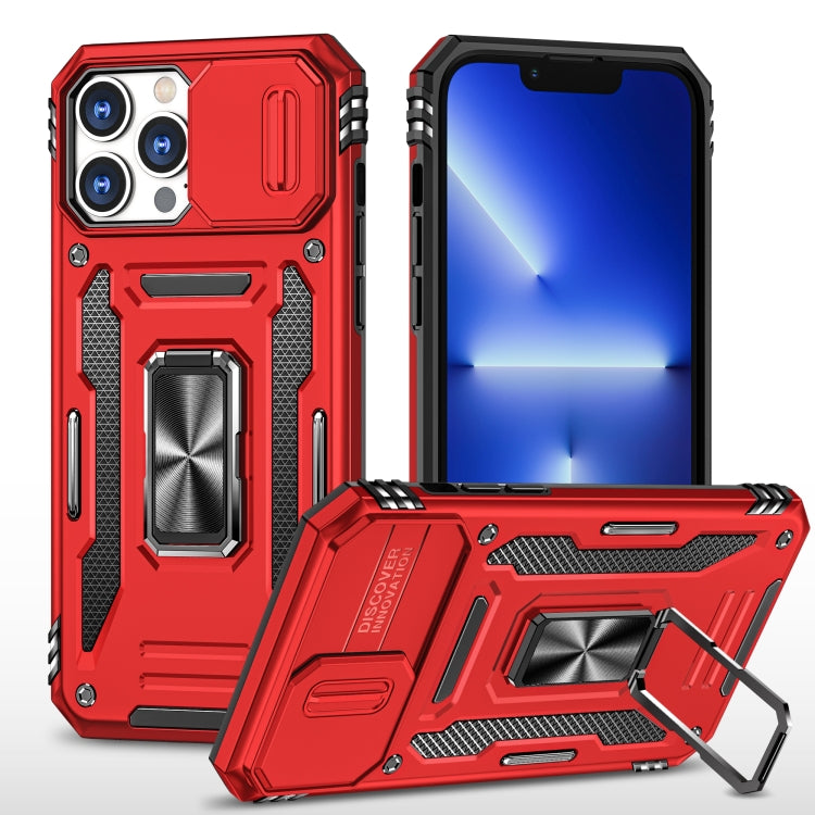 Armor PC + TPU Camera Shield Phone Case, For iPhone 15 Pro Max, For iPhone 15 Pro, For iPhone 15 Plus, For iPhone 15