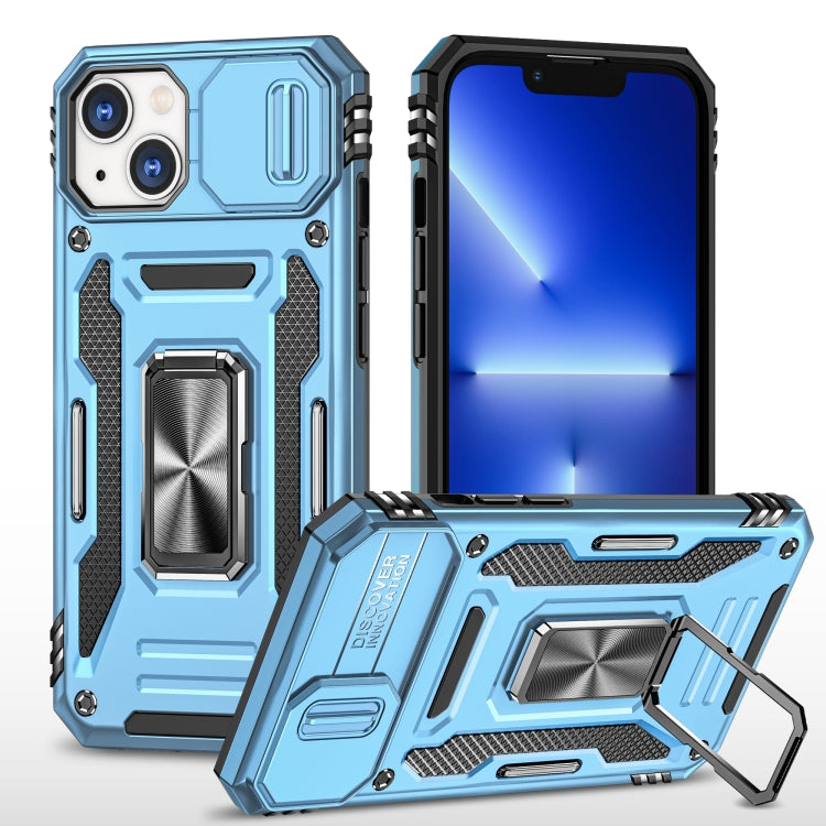 Armor PC + TPU Camera Shield Phone Case, For iPhone 15 Pro Max, For iPhone 15 Pro, For iPhone 15 Plus, For iPhone 15