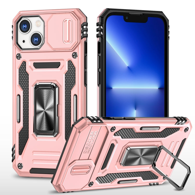 Armor PC + TPU Camera Shield Phone Case, For iPhone 15 Pro Max, For iPhone 15 Pro, For iPhone 15 Plus, For iPhone 15