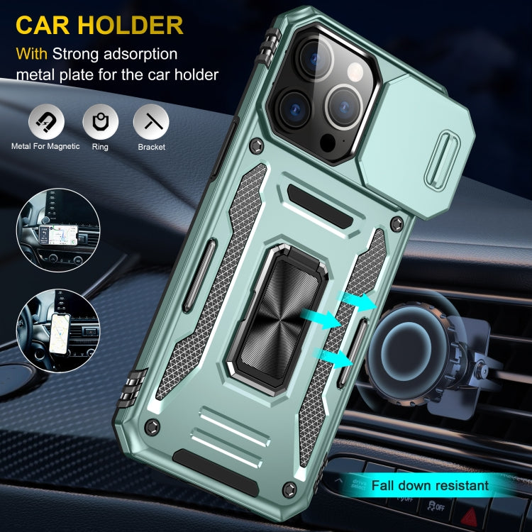 Armor PC + TPU Camera Shield Phone Case, For iPhone 16 Pro Max, For iPhone 16 Pro, For iPhone 16 Plus, For iPhone 16