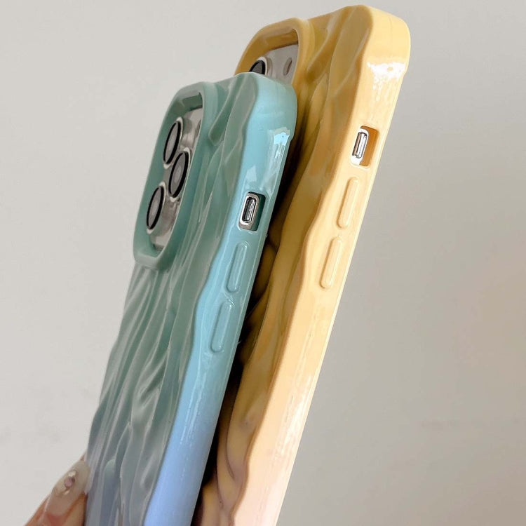 Wrinkle Gradient Oily Feel TPU Phone Case, For iPhone 16 Pro Max, For iPhone 16 Pro, For iPhone 16 Plus, For iPhone 16, For iPhone 15 Pro Max, For iPhone 15 Pro