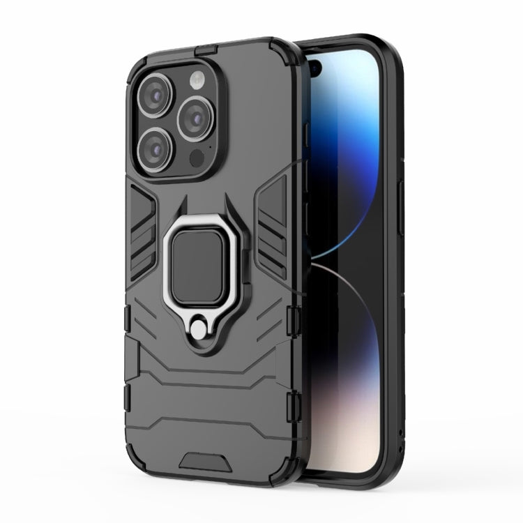 Shockproof PC + TPU Holder Phone Case, For iPhone 16 Pro Max, For iPhone 16 Pro, For iPhone 16 Plus, For iPhone 16, For iPhone 15 Pro Max, For iPhone 15 Pro, For iPhone 15 Plus, For iPhone 15