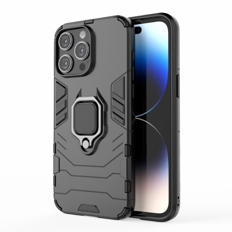 Shockproof PC + TPU Holder Phone Case, For iPhone 16 Pro Max, For iPhone 16 Pro, For iPhone 16 Plus, For iPhone 16, For iPhone 15 Pro Max, For iPhone 15 Pro, For iPhone 15 Plus, For iPhone 15