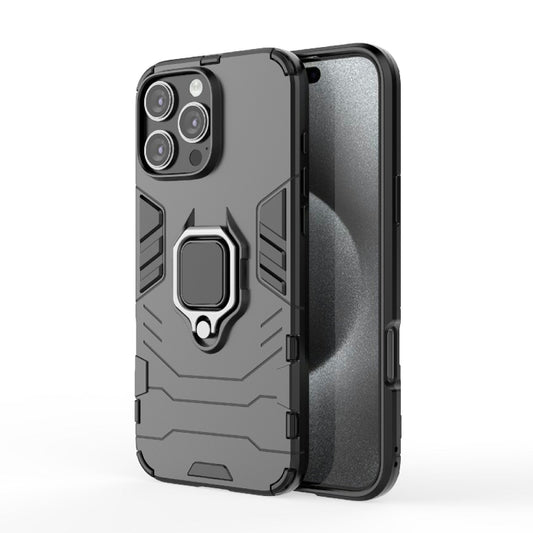 Shockproof PC + TPU Holder Phone Case, For iPhone 16 Pro Max, For iPhone 16 Pro, For iPhone 16 Plus, For iPhone 16, For iPhone 15 Pro Max, For iPhone 15 Pro, For iPhone 15 Plus, For iPhone 15