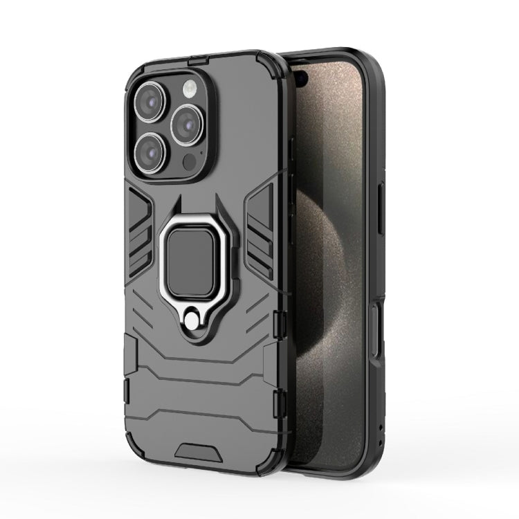 Shockproof PC + TPU Holder Phone Case, For iPhone 16 Pro Max, For iPhone 16 Pro, For iPhone 16 Plus, For iPhone 16, For iPhone 15 Pro Max, For iPhone 15 Pro, For iPhone 15 Plus, For iPhone 15