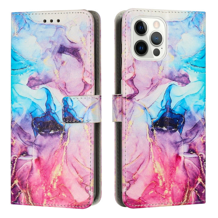 Painted Marble Pattern Leather Phone Case, For iPhone 16 Pro Max, For iPhone 16 Pro, For iPhone 16 Plus, For iPhone 16, For iPhone 15 Pro Max, For iPhone 15 Pro