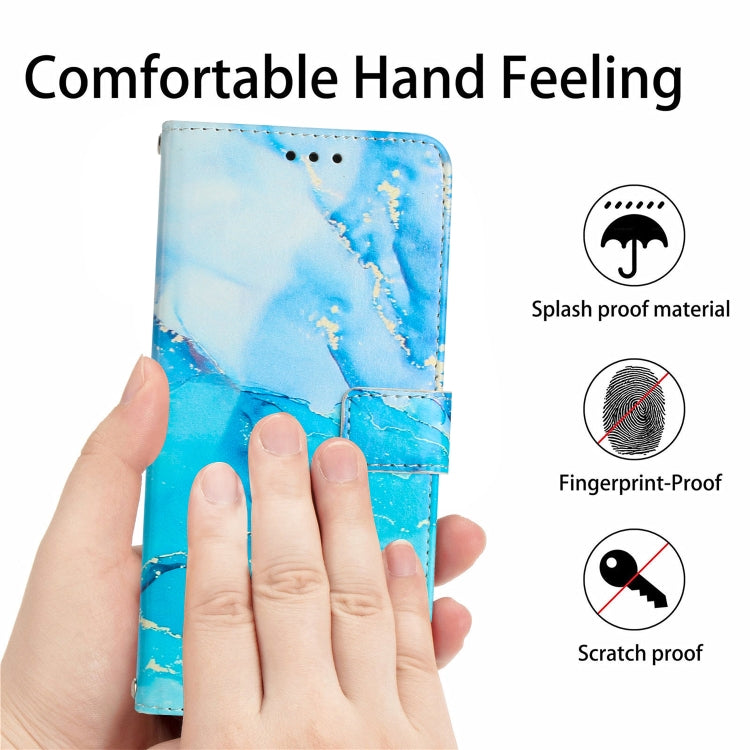 Painted Marble Pattern Leather Phone Case, For iPhone 16 Pro Max, For iPhone 16 Pro, For iPhone 16 Plus, For iPhone 16, For iPhone 15 Pro Max, For iPhone 15 Pro