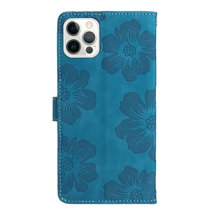 Flower Embossing Pattern Leather Phone Case, For iPhone 14 Pro Max, For iPhone 13 Pro Max, For iPhone 13 Pro, For iPhone 13