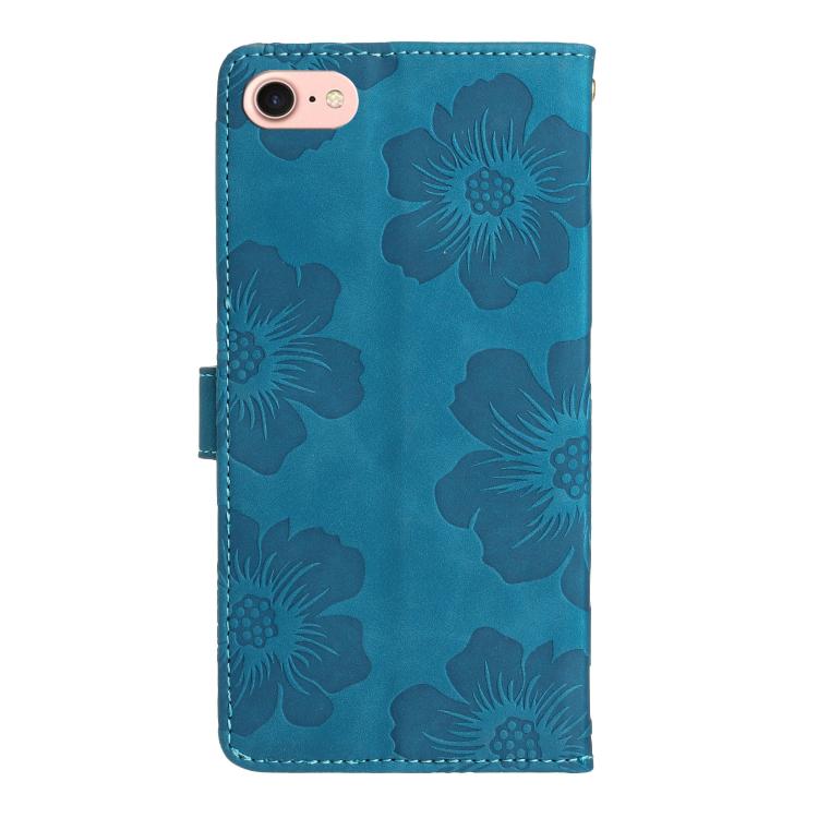 Flower Embossing Pattern Leather Phone Case, For iPhone 16e, For iPhone 16 Pro Max, For iPhone 16 Pro, For iPhone 16 Plus, For iPhone 16, For iPhone 15 Pro Max