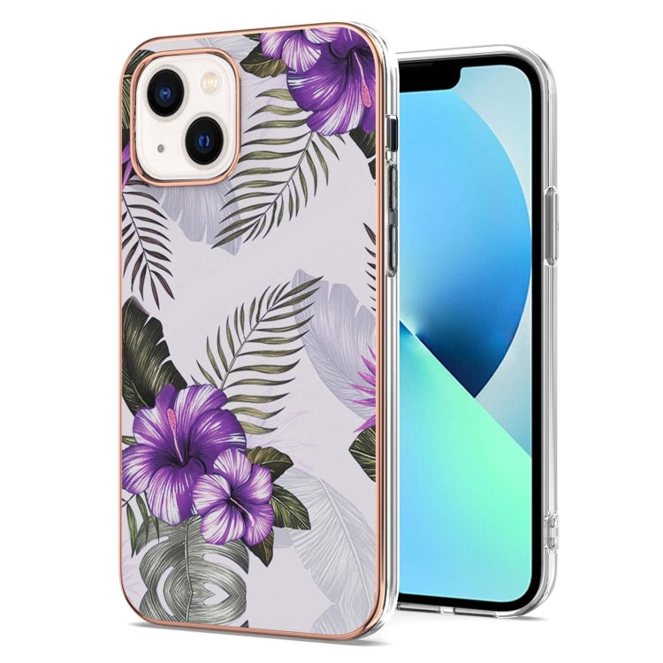 Electroplating Pattern IMD TPU Shockproof Case, For iPhone 15 Pro, For iPhone 15 Plus, For iPhone 15