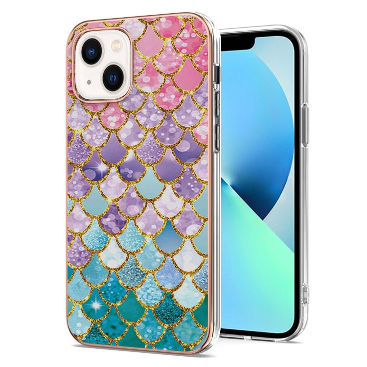 Electroplating Pattern IMD TPU Shockproof Case, For iPhone 15 Pro, For iPhone 15 Plus, For iPhone 15