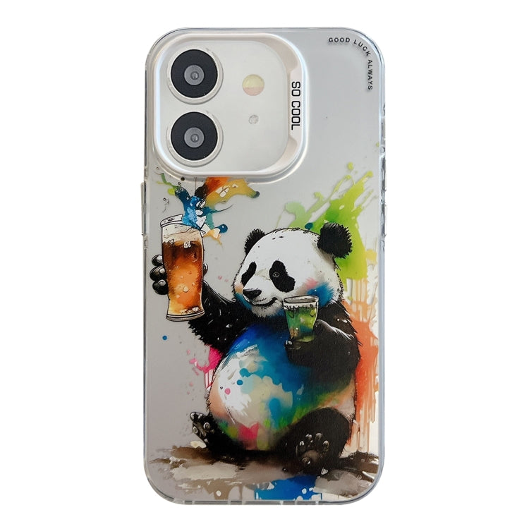 Animal Pattern Oil Painting Series PC + TPU Phone Case, For iPhone 11