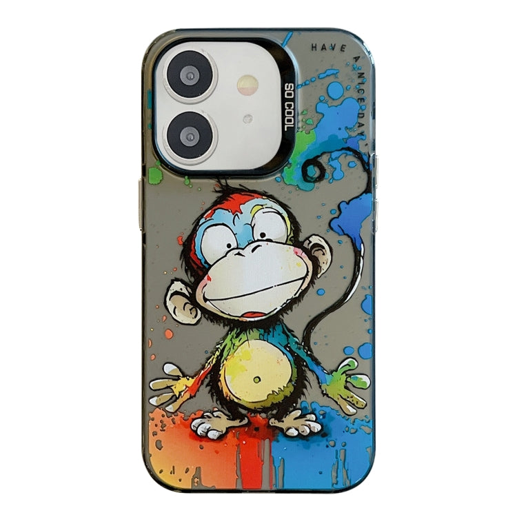 Animal Pattern Oil Painting Series PC + TPU Phone Case, For iPhone 11