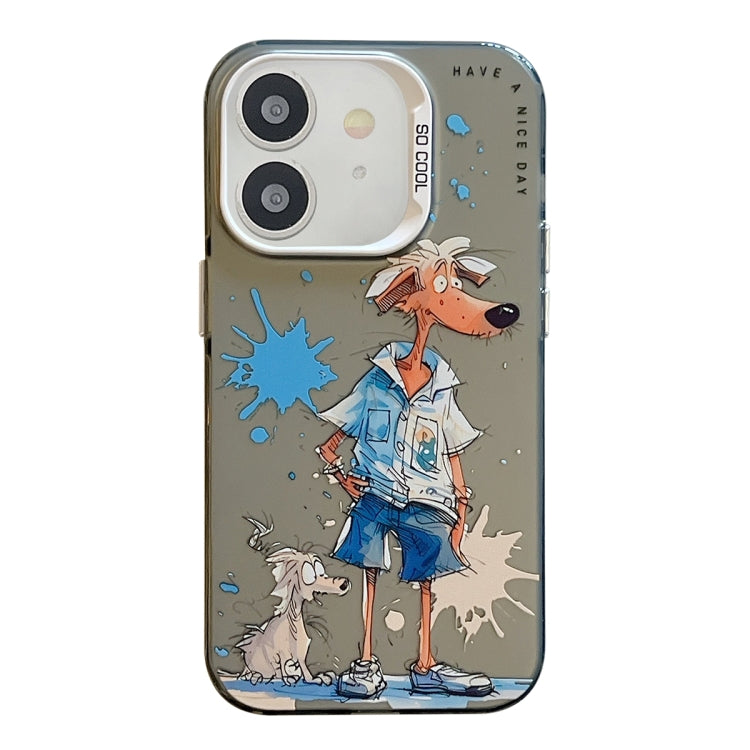 Animal Pattern Oil Painting Series PC + TPU Phone Case, For iPhone 11