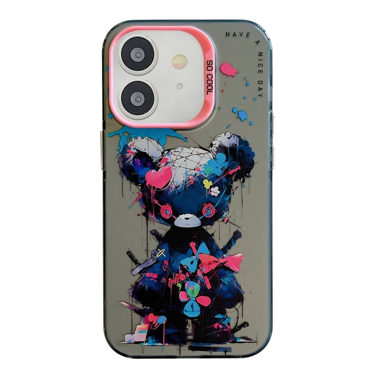 Animal Pattern Oil Painting Series PC + TPU Phone Case, For iPhone 11