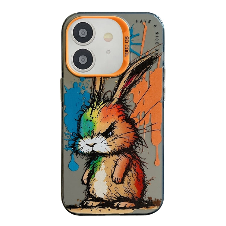 Animal Pattern Oil Painting Series PC + TPU Phone Case, For iPhone 11