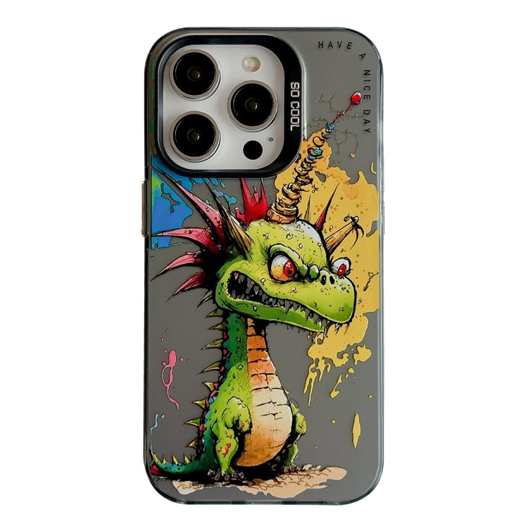 Animal Pattern Oil Painting Series PC + TPU Phone Case, For iPhone 12 Pro