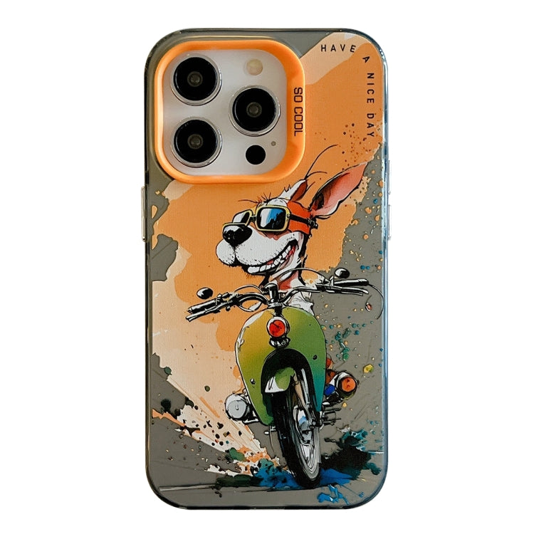 Animal Pattern Oil Painting Series PC + TPU Phone Case, For iPhone 12 Pro