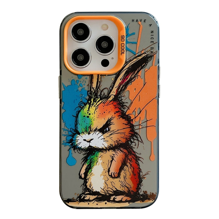 Animal Pattern Oil Painting Series PC + TPU Phone Case, For iPhone 12 Pro