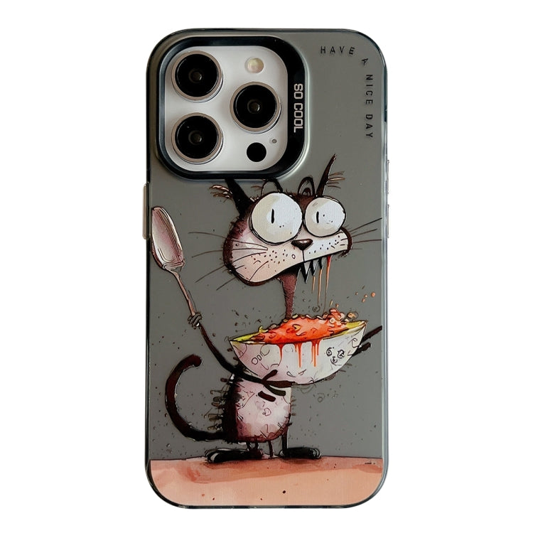 Animal Pattern Oil Painting Series PC + TPU Phone Case, For iPhone 12 Pro Max