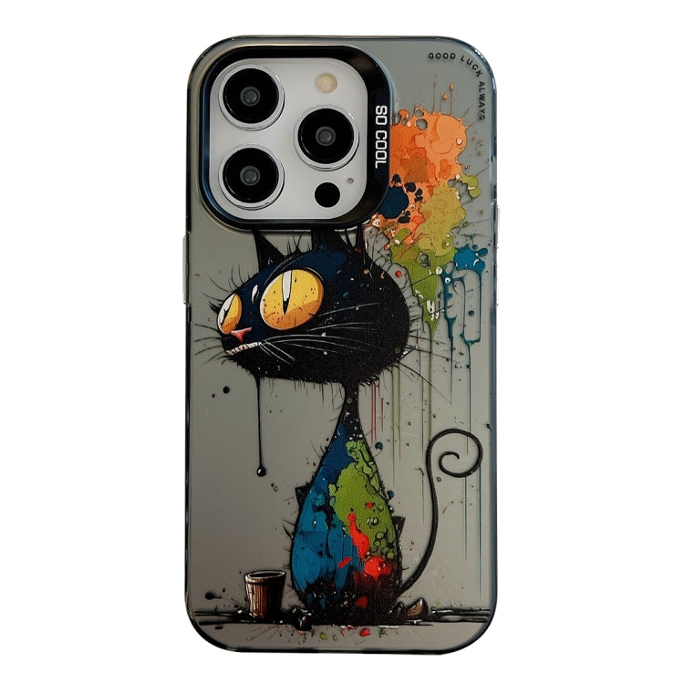 Animal Pattern Oil Painting Series PC + TPU Phone Case, For iPhone 12 Pro Max