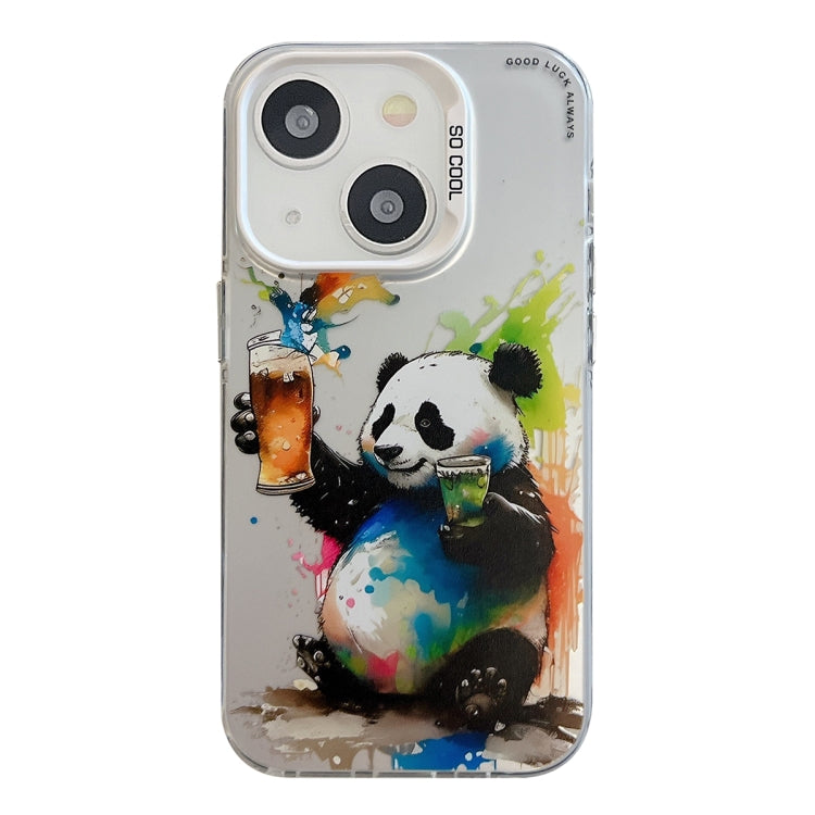 Animal Pattern Oil Painting Series PC + TPU Phone Case, For iPhone 13