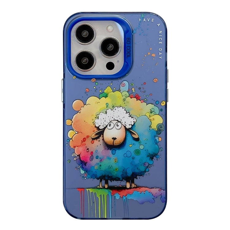 Animal Pattern Oil Painting Series PC + TPU Phone Case, For iPhone 13 Pro Max