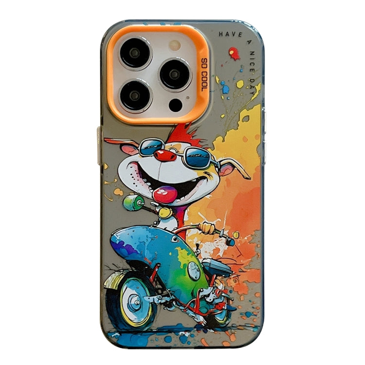 Animal Pattern Oil Painting Series PC + TPU Phone Case, For iPhone 13 Pro Max