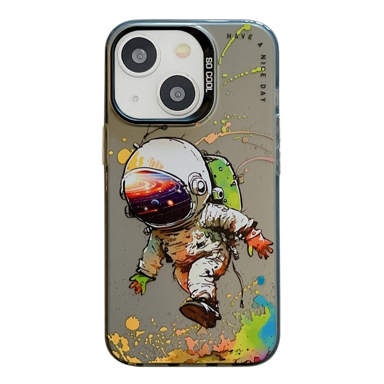 Animal Pattern Oil Painting Series PC + TPU Phone Case, For iPhone 14