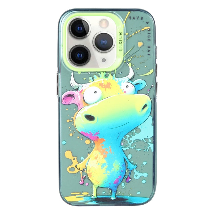 Animal Pattern Oil Painting Series PC + TPU Phone Case, For iPhone 11 Pro Max