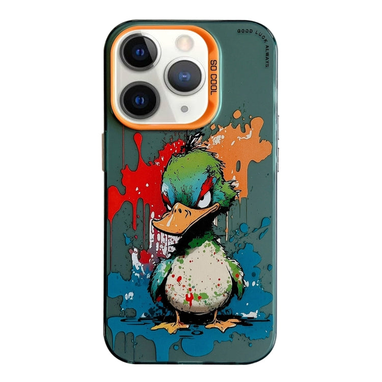 Animal Pattern Oil Painting Series PC + TPU Phone Case, For iPhone 11 Pro Max